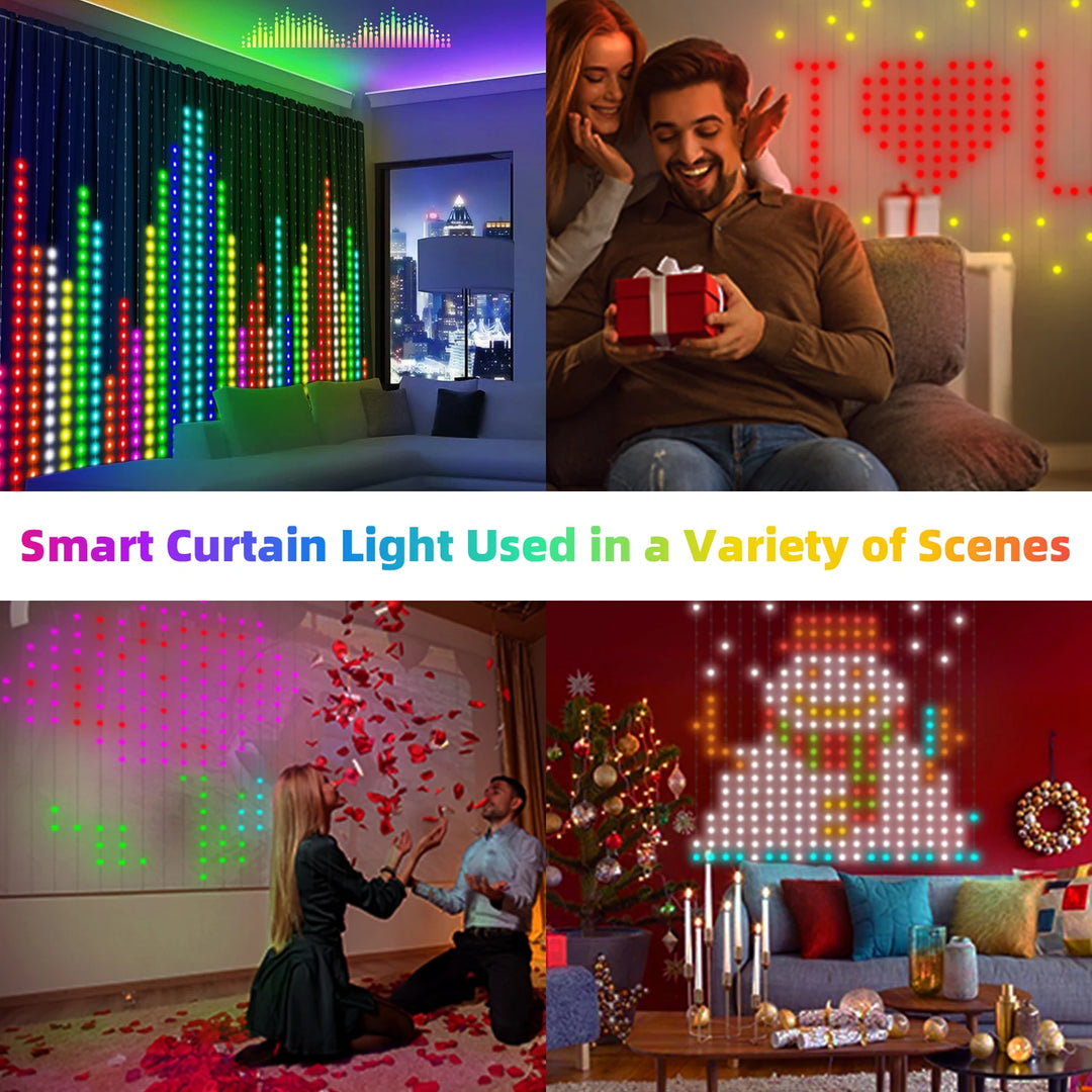 Smart Curtain String Light