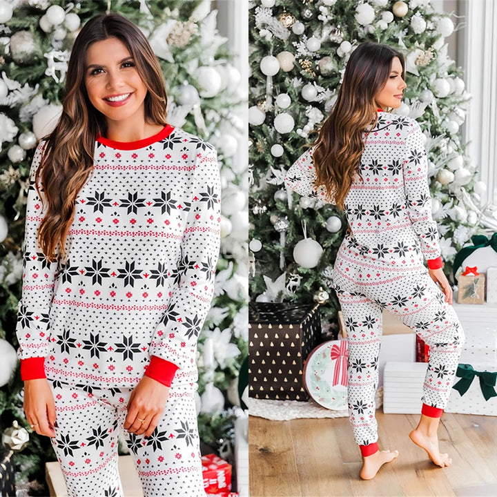 Reindeer Snowflake Pajama Set