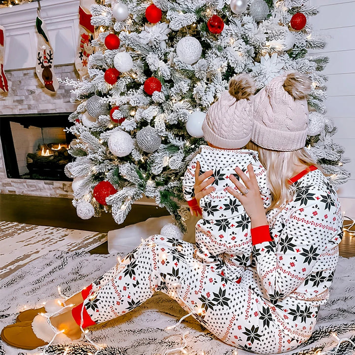 Reindeer Snowflake Pajama Set