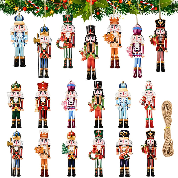 Festive Nutcracker Soldier Ornaments