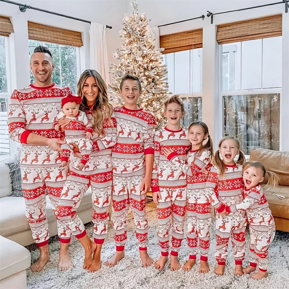 Reindeer Snowflake Pajama Set