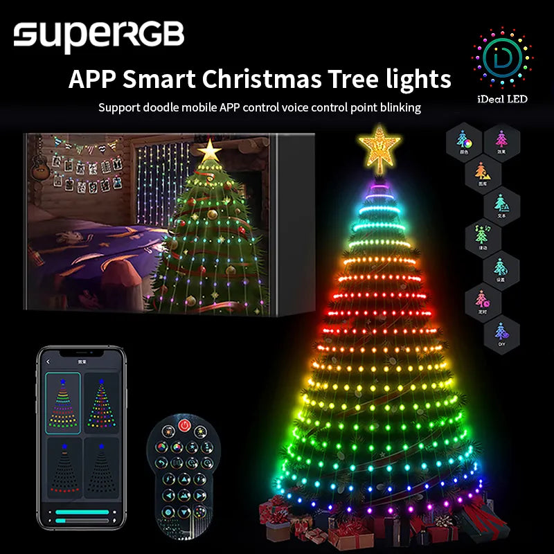 Smart Christmas Tree Toppers Lights App